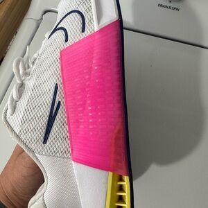 Nike White and Pink Athletic Shoes